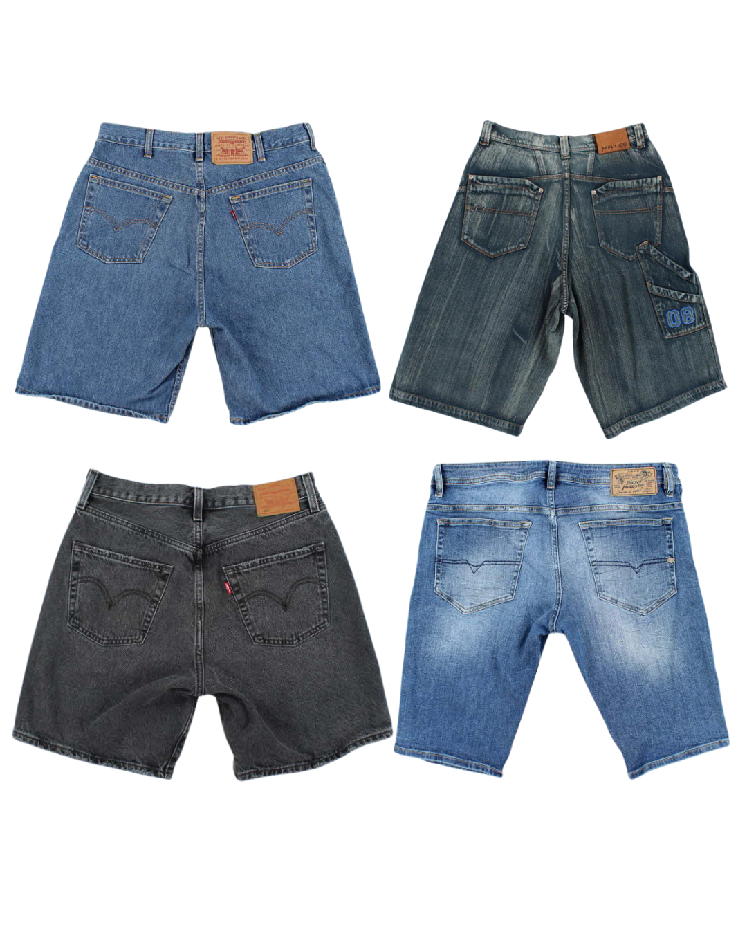 30 x Branded Denim Shorts