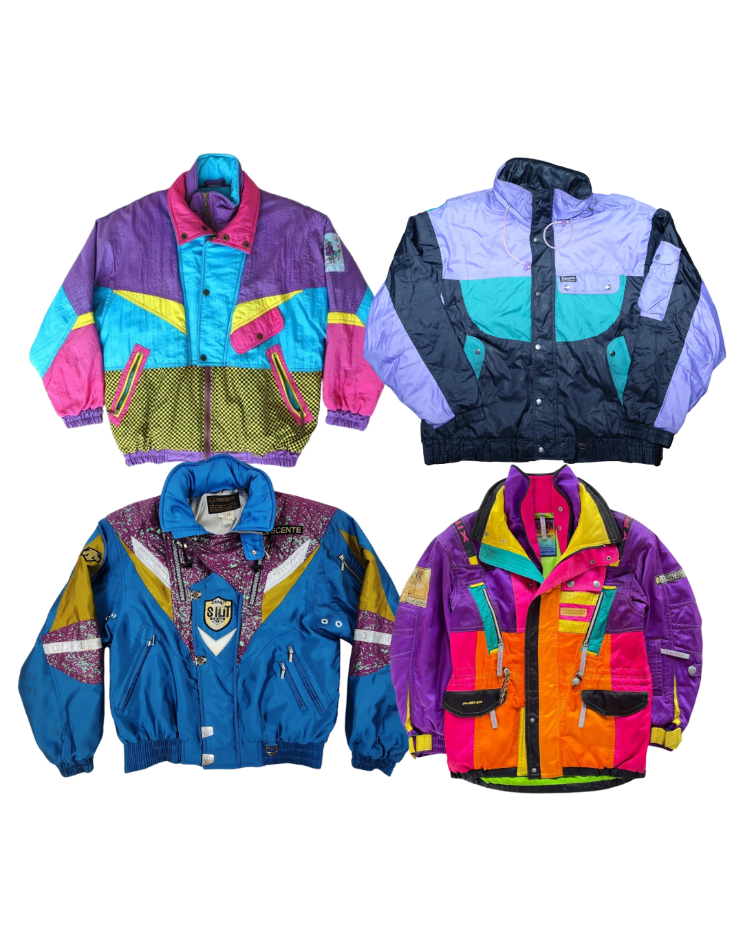 30 x 80s/90s Ski Jackets