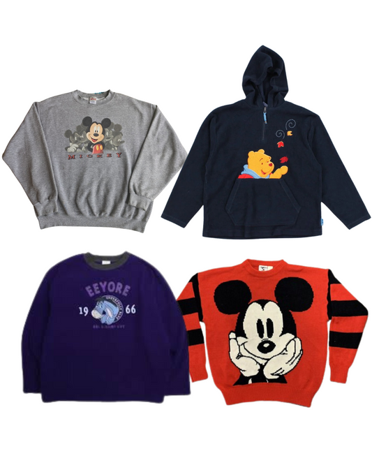 30 x Disney Mix ( Sweatshirts / Hoodies / Fleeces / Knitwear )