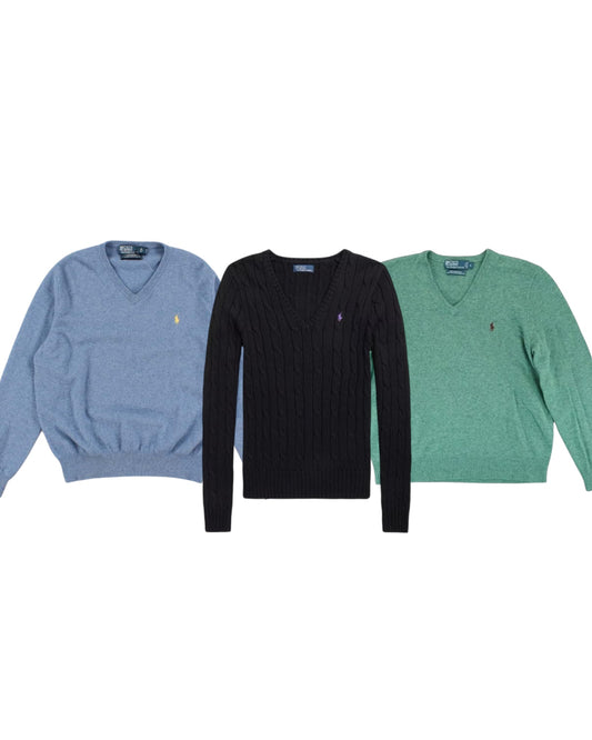 30 x Ralph Lauren V-Neck Knitwear