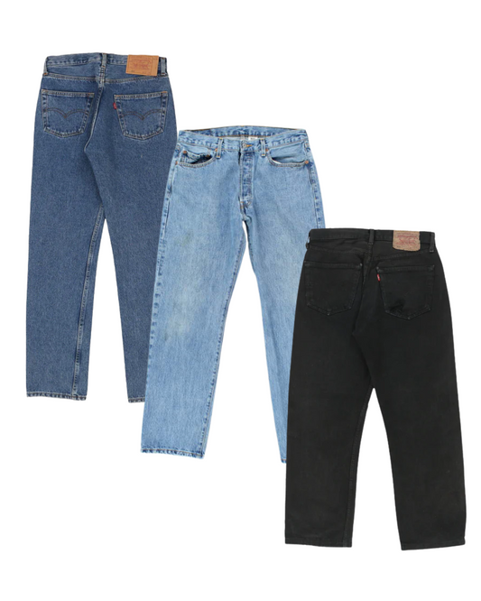 30 x Levi's 501 Denim Jeans - Grade A & B