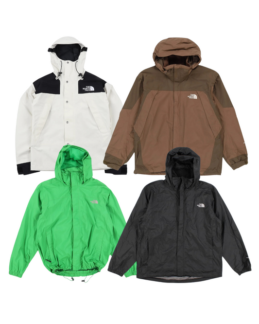 30 x The North Face Rain Jackets - Hyvent, Mountain, Summit Series etc