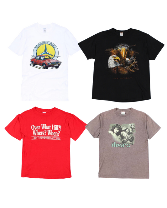 50 x USA Vintage Printed T-shirts